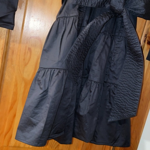 Boutique Black Dress Karina Grimaldi Alma Mini Spandex Sexy Evening Luxury Large - Picture 6 of 8